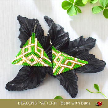 CELTIC KNOT: 3D Peyote Stitch Beading Pattern by Bead with Bugs