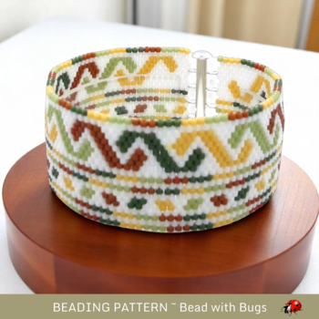 CHANGING SEASONS:  A Peyote Stitch Beaded Bracelet Pattern by Bead with Bugs