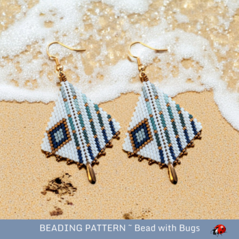 ENTER THE CALM: Peyote Stitch Beading Pattern by Bead with Bugs