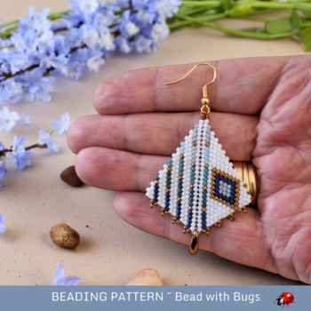 ENTER THE CALM: Peyote Stitch Beading Pattern by Bead with Bugs