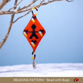 EVERY CHILD MATTERS: 3D Peyote Stitch Beaded Pod Pattern by Bead with Bugs