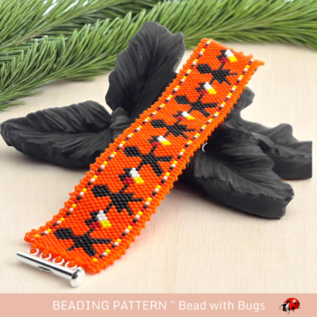 EVERY CHILD MATTERS:  A Peyote Stitch Beaded Bracelet Pattern by Bead with Bugs