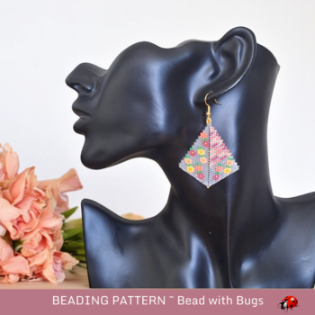 FLORAL FANTASY: Peyote Stitch Beading Pattern by Bead with Bugs