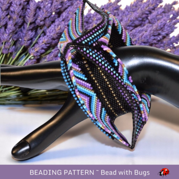 FOUR CORNERS : Geometric 3D Peyote Stitch Beaded Bracelet Tutorial