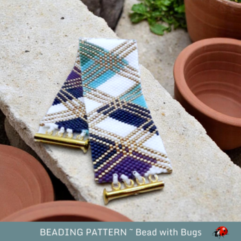 HERE I GO AGAIN:  A Peyote Stitch Beaded Bracelet Pattern by Bead with Bugs