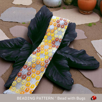 HOPE:  A Peyote Stitch Beaded Bracelet Pattern by Bead with Bugs