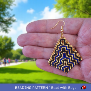 MATRIX: Peyote Stitch Beading Pattern by Bead with Bugs