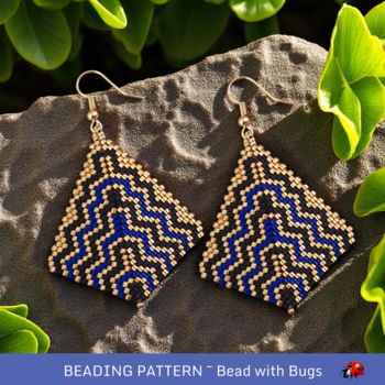 MATRIX: Peyote Stitch Beading Pattern by Bead with Bugs