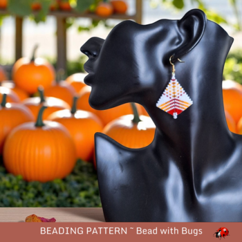 SQUASH:   Peyote Stitch Beading Pattern by Bead with Bugs