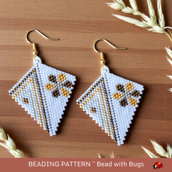 THE GOLDEN HOUR: Peyote Stitch Beading Pattern by Bead with Bugs