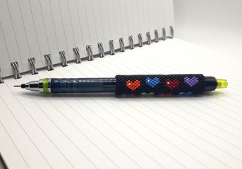 I LOVE YOU MORE:  Peyote Stitch Beaded Pen Wrap by Bead with Bugs