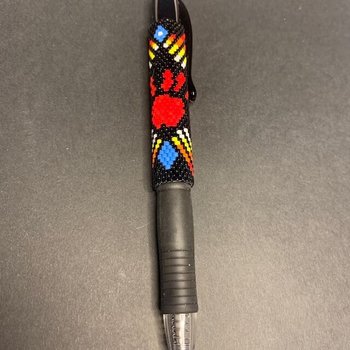 SILENCED: Peyote Stitch Beaded Pen Wrap by Bead with Bugs