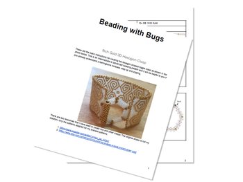 HEXAGON TOGGLE CLASP: A Beaded Clasp Tutorial by Bead with Bugs