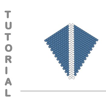 KITE SHAPE EARRING: A Beaded Shape Tutorial by Bead with Bugs