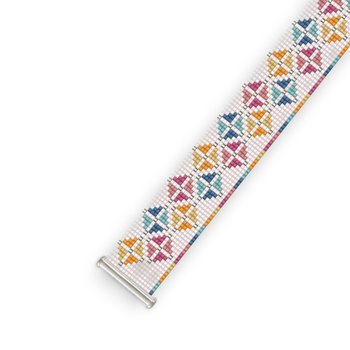 FLY A KITE:  A Loom Beaded Bracelet Pattern by Bead with Bugs