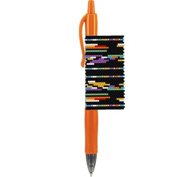 BEADED PEN COVER, Pilot G-2 beaded pen cover pattern, Reflections