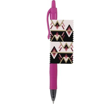 OPPOSITES ATTRACT: Peyote Stitch Beaded Pen Wrap by Bead with Bugs