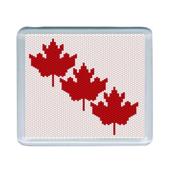 MAPLE LEAVES : Peyote Stitch Beaded Coaster Pattern by Bead with Bugs