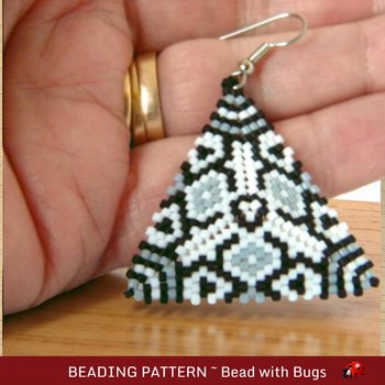 DARK MATTER : 3D Peyote Stitch Beading Pattern by Bead with Bugs