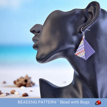 SUMMER FUN 2: Peyote Stitch Beading Pattern by Bead with Bugs
